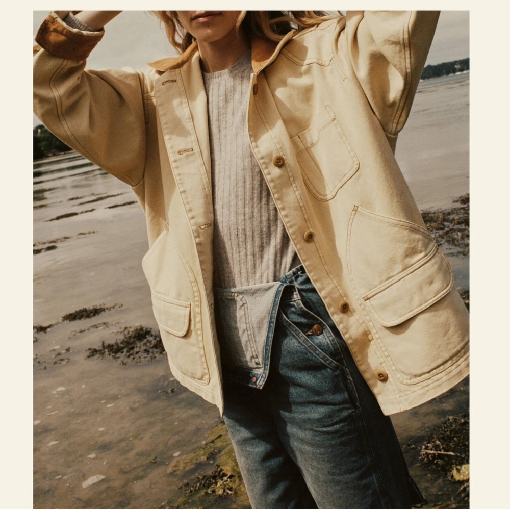 Doen Cream Jacket- Pascual Straw